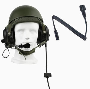 Sistema <span class=keywords><strong>de</strong></span> Comunicación por Cable para Casco PTE-747 con Forro Interior Ignífugo CVC <span class=keywords><strong>de</strong></span> Talla Grande para Tripulantes - Product Image 2