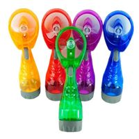 Mini ventilateur portatif à pulvérisation, humidificateur, rafraîchisseur d'air extérieur, avec réservoir d'eau, idéal pour la plage, alimenté par batterie, cadeau de fête