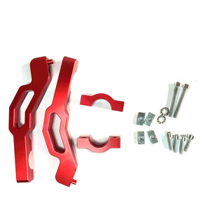 Soporte de Protección de Barra Recta para Moto de Nieve Polaris Axys, Marco de Acero Plateado, Rojo, Azul, Negro para Modificación de Automóviles - Product Image 4
