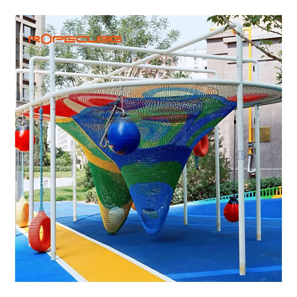 Aanpasbare Outdoor Cargo Net Klimmen Speeltuin Voor Tuinschool Kleuterschool Kinderen Spelen Spelletjes