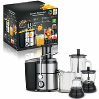 4-In-1 Huishoudelijke Elektrische Centrifugaal Juicer Blender Fruit En Groentesap Mixer Afzuigkap Keukenmachine