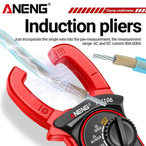 מד זרם צבת ANENG PN106 רב-תכליתי 4000 ספירות דיוק גבוה AC/<span class=keywords><strong>DC</strong></span> מד מתח וזרם רב-תכליתי - Product Image 5