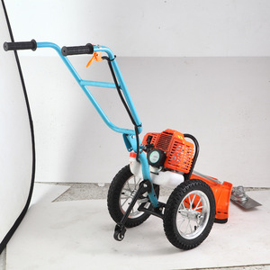 Débroussailleuse thermique 2 temps 98cc 1000W à pousser avec roues pour bricolage - Product Image 2
