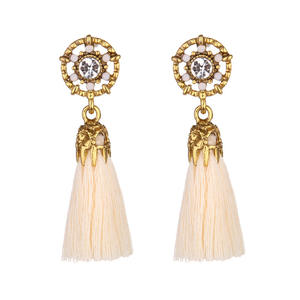 Pendientes <span class=keywords><strong>de</strong></span> borla bohemios con flecos Unisex, joyería <span class=keywords><strong>de</strong></span> moda chapada en plata/<span class=keywords><strong>oro</strong></span>, venta al por mayor - Product Image 4