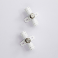 Valve de régulateur de débit d'eau 1/4, à connexion rapide, en plastique, Valve de contrôle pour système de traitement de l'eau, haute qualité