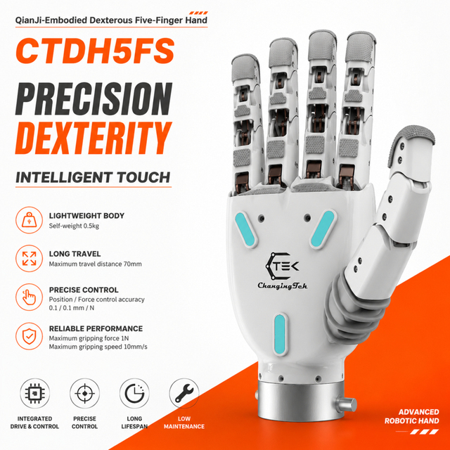 CTDH5FS Embodied AI Dexterous Robot Hand for Warehouse Picking Sorting and Palletizing Applications