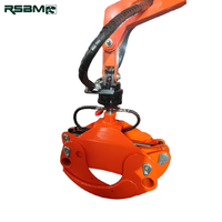 Cisaille à arbres RSBM pour excavatrice, grappin de sciage, cisaille de préhension, machine de coupe d'arbres pour la forêt