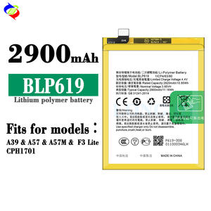 <span class=keywords><strong>แบ</strong></span><span class=keywords><strong>ต</strong></span>เตอรี่โทรศัพท์มือถือ 2900mAh BLP619 A39 A57M สำหรับ <span class=keywords><strong>OPPO</strong></span> A39 <span class=keywords><strong>A57</strong></span> A57M <span class=keywords><strong>แบ</strong></span><span class=keywords><strong>ต</strong></span>เตอรี่แบบชาร์จได้ - Product Image 2