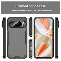 Coque de téléphone mate antidérapante brossée pour Google Pixel 10 9 8, avec rebord de protection de caméra surélevé, emballage OEM personnalisé disponible – Meilleures ventes