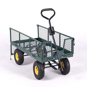 Nuevo Carro de Jardín de Acero Resistente de 660 Libras con Malla Metálica - Product Image 5