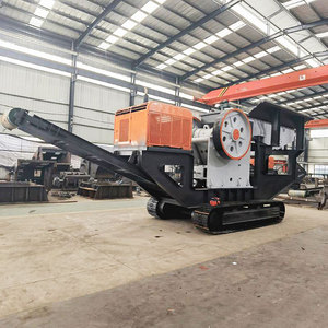 Planta Móvil de Trituración de Piedra sobre Orugas 150-350 TPH con Motor de Mandíbula, Rodamientos y Caja de Cambios para Minería/Piedra de Cantera - Product Image 2