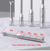 Masse de musculation réglable en acier massif de 4 kg à 16 kg, avec système de verrouillage antidérapant, pour club de fitness et entraînement de force à domicile