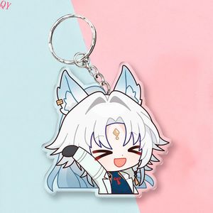 พวงกุญแจอะคริลิคพิมพ์ลายตามสั่ง QQ Wholesale พวงกุญแจอะคริลิคการ์ตูนอนิเมะ พวงกุญแจอะคริลิคใสเคลือบอีพ็อกซี่ - Product Image 1