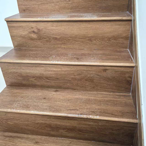Profilés de nez de marche SPC étanches pour escaliers, pièces de revêtement de sol en vinyle imitation bois pour contremarches et marches - Product Image 5
