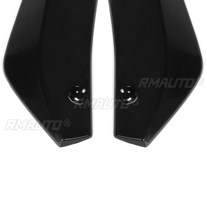 Une paire d'extensions universelles pour pare-chocs arrière de voiture, diffuseur, séparateur, canard, extension de bas de caisse latérale, spoiler de pare-chocs, protection décorative - Product Image 5