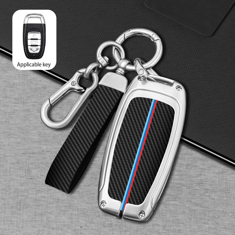 Pistolet argenté brillant + long porte-clés