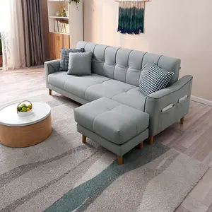 Диван-кровать 102703A quanu в нордическом стиле, удобная современная мебель, диван для гостиной, диван из мягкой ткани