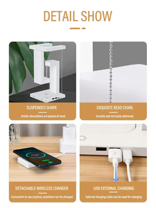 New Mobile Phone Wireless Charging Power Desk Lamp Wireless Charger Led Lamp Suspended Anti-gravity Home Decoration Table Lamp - Product Image 5