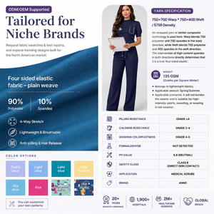 Calzado Médico ANNO 90% Poliéster 10% Spandex con Elasticidad en 4 Direcciones y Soporte <span class=keywords><strong>de</strong></span> Arco, Certificado CE, para Clínica Estética, Comodidad Durante Todo el Día - Product Image 4