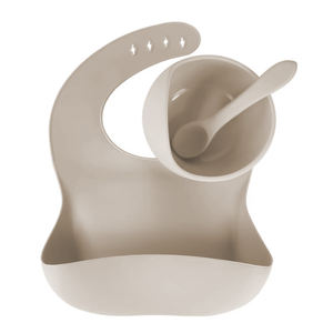 Ensemble de vaisselle imperméable motif dessin animé pour enfants bavoirs et assiette en silicone pour bébé bol accessoires de <span class=keywords><strong>repas</strong></span> - Product Image 1