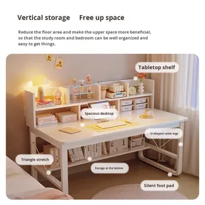 <span class=keywords><strong>Bureau</strong></span> en bois extensible avec étagère intégrée, <span class=keywords><strong>bureau</strong></span> d'étude pour étudiants, chambre à coucher, <span class=keywords><strong>bureau</strong></span> d'écriture, location de maison, <span class=keywords><strong>bureau</strong></span> simple, ensemble de chaise de <span class=keywords><strong>bureau</strong></span>, ordinateur - Product Image 3