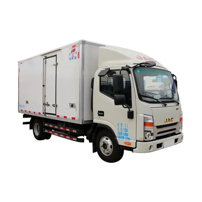 Camión de furgoneta eléctrica de una hilera, productos importados de china 120 hp 4X2 4.015m