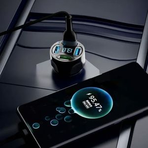 Quick Charge 4 in 1 Car Charger 66W Fast Charging USB Car Charger Fast Charging Speed Data Transfer Car Charger - Product Image 4