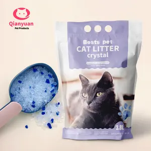 Atacado De Alta Qualidade Sílica Gel Cat Litter Nenhum Aglomeração De Poeira Cristal Silica Cat Litter