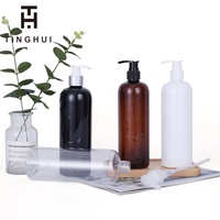 Flacon pompe en PET transparent de 30/50/100 ml pour sérum de soin, shampoing, huiles de massage, masques faciaux - Rechargeable et vide