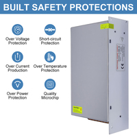 ESann Vente Directe Alimentation à découpage AC 100V-240V vers DC 24V 33.3A 800W Transformateur AC/DC pour Éclairage