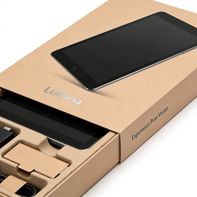 Secure RAM Module Packaging Box Tamper-Evident Magnetic Closure Rigid Cardboard with Anti-Static Coating