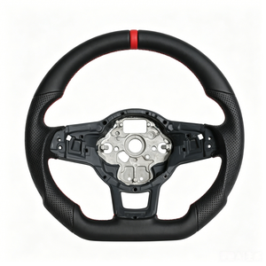 Modificación de Volante de Cuero para Autos Volkswagen Golf MK7 <span class=keywords><strong>GTI</strong></span>/R/Jetta GLI y Passat 2015-2021 - Product Image 1