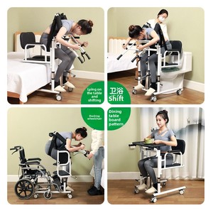 Elderly Disabled Mobility Transfer Chair-Medical <strong>Rehabilitation</strong> <strong>Therapy</strong> <strong>Supplies</strong> - Product Image 4