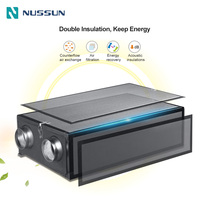 Ventilateur de conduit d'air 300m3/h Ventilateurs de récupération de chaleur Hrv et Erv Exchange Energy Système de ventilation d'air frais