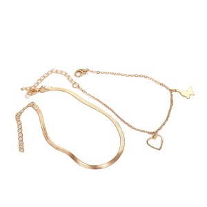 Coeur papillon bracelets de cheville pieds nus Crochet sandales <span class=keywords><strong>pied</strong></span> bijoux jambe nouveaux bracelets de cheville sur <span class=keywords><strong>pied</strong></span> cheville bracelets pour femmes jambe chaîne - Product Image 5