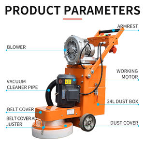 G350 220V Bodenschleifmaschine mit externen Lüftern für Epoxidharz- und Betonböden - Product Image 4