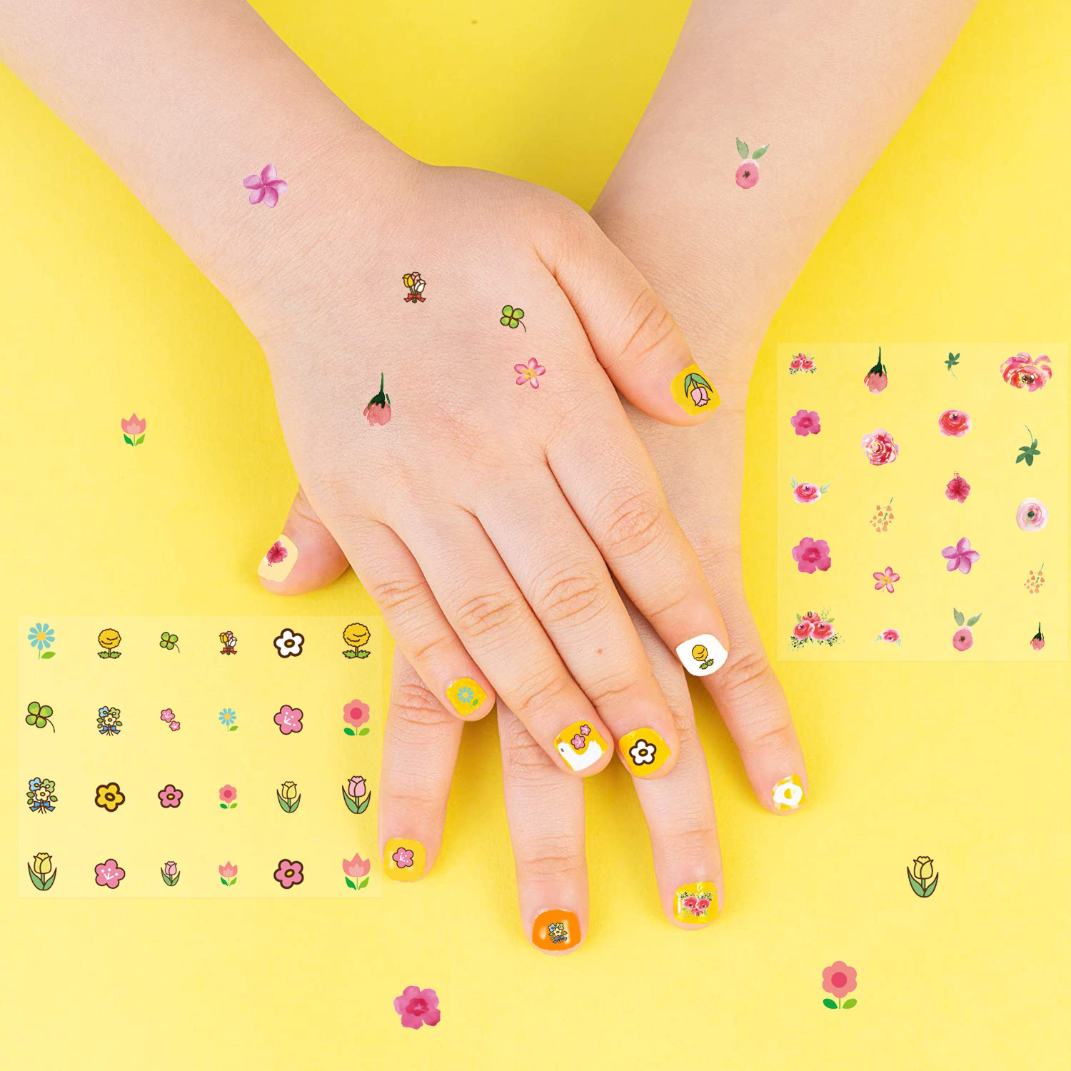 Kids Fun Nail Stickers That Shine