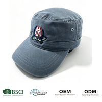 Casquettes de style campagne brodées sur mesure, casquette de cadet, casquette de campagne vintage en coton lavé pour hommes et femmes, casquette de baseball à visière plate