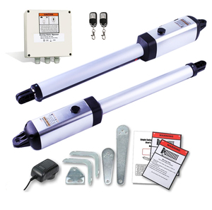 Kit de abridor de puerta <span class=keywords><strong>solar</strong></span> de doble apertura Lockmaster EKD280 de bajo consumo para puertas de granja y pastizales de 400 kg - Product Image 2