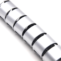 Organisateur de câbles réglable EKO Round Spine ABS, type spirale, fixation par pince de bureau, 760 mm, modèle EKO-OSW