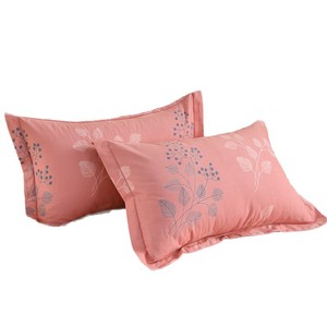 Thickened Reactive <b>Brushed</b> Cotton Twill Bedding Set 4-Piece Floral Print Warm Duvet Cover Autumn Winter Use - Product Image 4