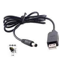 Cable de Datos USB de 5V a 12V, Convertidor de Voltaje CC con Conductor de Cobre Puro y Revestimiento de PVC