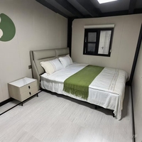 Villa de capsule de maison de conteneur de bâtiment en acier confortable de haute qualité pour l'extérieur avec des gardes de gouttière