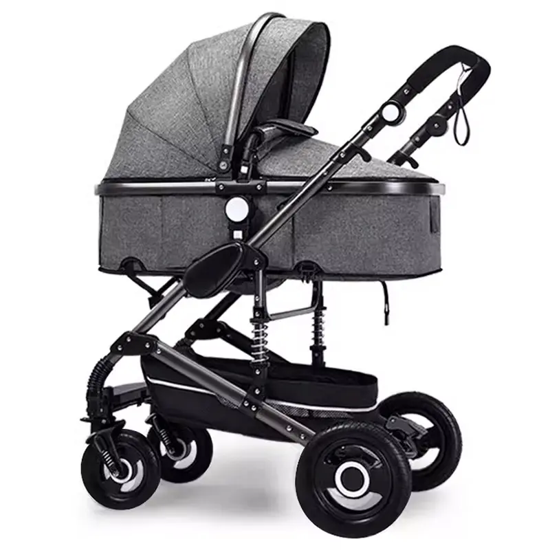 Coches Para Bebes. Combinaison 3-en-1 Poussette Landau Avec Siège Voiture Système de Voyage Poussette Bébé 3 en 1 Avec Siège Auto