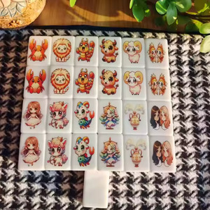 Les clients du <span class=keywords><strong>jeu</strong></span> de divertissement <span class=keywords><strong>traditionnel</strong></span> <span class=keywords><strong>chinois</strong></span> <span class=keywords><strong>Mahjong</strong></span> peuvent personnaliser les modèles de bricolage pour imprimer <span class=keywords><strong>Mahjong</strong></span> - Product Image 1