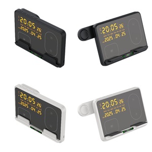 Produits d'usine les plus populaires, station de charge <span class=keywords><strong>sans</strong></span> <span class=keywords><strong>fil</strong></span> 3 en 1, chargeurs rapides 15 W pour téléphone, montre, station de charge d'alarme - Product Image 1