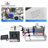 Machine d'impression d'étiquettes industrielles IPS-LUV5W T, machine de marquage laser UV 5W, conçue pour remplacer l'imprimante à transfert thermique TTO