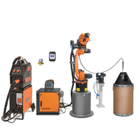 Assemblage de manutention Robot de soudage par palettisation Bras de robot R1640-2 KUKA KR8 Torche de soudage CNGBS/positionneur/Station de nettoyage de pistolet