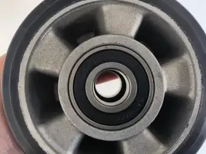 High Quality Spot Goods Diameter Range 100mm-125mm Aluminum Center Rubber Scooter Wheels