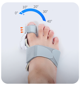 Corrector Ortopédico Ajustable para Juanetes con Perilla Giratoria, <span class=keywords><strong>Férula</strong></span> Nocturna Flexible para Hallux Valgus, Plantillas Deportivas Cómodas - Product Image 2